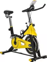 HOMCOM reguliuojamo aukščio treniruoklis treniruoklis su diržine pavara LCD ekranas plienas ABS 50x100x101-113 cm