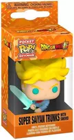 FUNKO POP! Raktų pakabutis: Dragon Ball - Super Saiyan Trunks, 10 cm