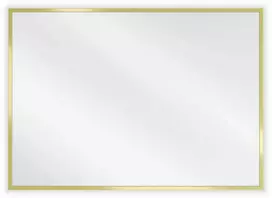 Vonios veidrodis Mexen Loft, 70 x 50 cm, Gold