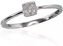 Auksinis žiedas su deimantais Diamond Sky "Solitaire V"