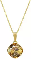 Diamond Sky Jewelry Kaklo papuošalas moterims DiamondSky Glare IV (Golden Shadow) su Swarovski kristalais