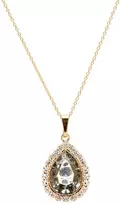 Diamond Sky Jewelry Kaklo papuošalas moterims DiamondSky Celestial Drop (Rose Patina) su Swarovski kristalais