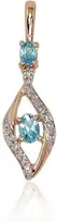 Diamond Sky Jewelry ЗолAuksinis pakabukas su deimantais Diamond Sky "Daina II"