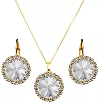 Diamond Sky Jewelry Papuošalų rinkinys moterims DiamondSky Clarice su Swarovski kristalais