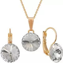 Diamond Sky Jewelry Papuošalų rinkinys moterims DiamondSky Clarice II su Swarovski kristalais