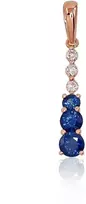 Diamond Sky Jewelry Auksinis pakabukas su deimantais Diamond Sky "Camellia V"