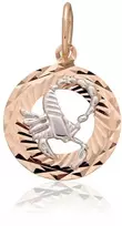 Auksinis pakabukas – zodiako ženklas "Skorpionas V"