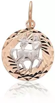 Auksinis pakabukas – zodiako ženklas "Šaulys V"