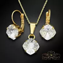 Diamond Sky Jewelry Papuošalų rinkinys moterims DiamondSky "Mystic" su Swarovski kristalais