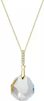 Diamond Sky Jewelry Kaklo papuošalas moterims DiamondSky "Calathea (Crystal Shimmer)" su Swarovski kristalais