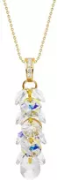 Diamond Sky Jewelry Kaklo papuošalas moterims DiamondSky "Flamenco (Aurora Borealis)" su Swarovski kristalais