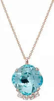 Diamond Sky Jewelry Kaklo papuošalas moterims Diamond Sky "Crete (Aqua Bohemica)" su Preciosa™ kristalais