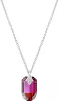 Diamond Sky Jewelry Kaklo papuošalas moterims DiamondSky "Symbiosis II (Fuchsia Raudona Magma)" su Swarovski kristalais