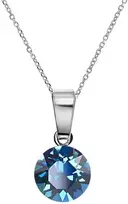Diamond Sky Jewelry Sidabrinis kaklo papuošalas moterims DiamondSky „Classic (Bermuda Mėlyna)“ su Swarovski kristalais