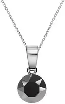 Diamond Sky Jewelry Sidabrinis kaklo papuošalas moterims DiamondSky „Classic (Jet Hematite)“ su Swarovski kristalais