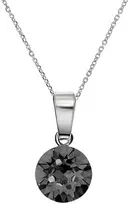 Diamond Sky Jewelry Sidabrinis kaklo papuošalas moterims DiamondSky „Classic (Sidabrinis Night)“ su Swarovski kristalais