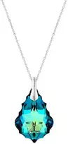 Diamond Sky Jewelry Sidabrinis kaklo papuošalas moterims DiamondSky „Baroque V (Bermuda Mėlyna)“ su Swarovski kristalais