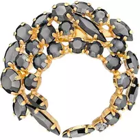 Diamond Sky Jewelry Segė moterims DiamondSky "Crystal Branch (Jet Hematite)" su Swarovski kristalais