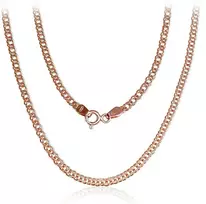Auksinė grandinėlė Double rombo 2.5 mm , briaunų apdirbimas deimantu - 2.5 mm. - 4.98 g. - 55