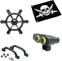 Žaislų rinkinys “Piratų laivas”, antracitas