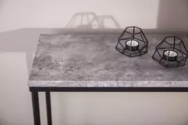 Venture Design Šoninis stalas, rūmai, 80x110x30 cm, tamsiai pilkas