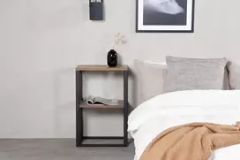 Venture Design Naktinis staliukas, Rise, 70x45x30 cm, Juodas