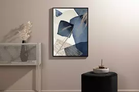 Venture Design Plakatas, mėlynas su kilimu, 70x100 cm, beždžiovyra