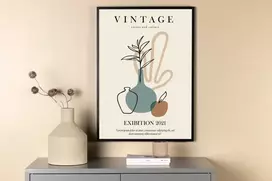 Venture Design Plakatas, Retro stiliaus, 70x100 cm, Beždžionės spalva