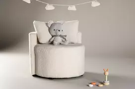 Venture Design 2-vietė Sofa, Kelso vaikams, 56x55.5 cm, Balta