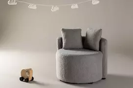 Venture Design 2-vietė Sofa, Kelso vaikams, 59x55.5 cm, Pilka