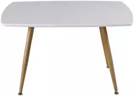 Venture Design Kavos staliukas, Plaza Sofa Romb, 80x80 cm, Balta