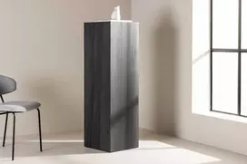 Venture Design Šoninis stalas, Ramsvik, 40x130 cm, Juodas