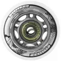 PU 64x24 82A Baltas (4 vnt.) + ABEC-7 (8 vnt.) NILS EXTREME SET