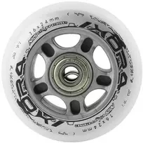 PU 76x24 82A Baltas (4 vnt) + ABEC-7 (8 vnt) NILS EXTREME RINKINYS