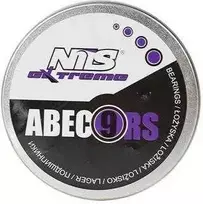 ABEC-9 RS PURPLE CARBON GUOLIAI (8 vnt.) PAKUOTĖ. METAL NILS EXTREME