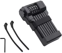 Oem Bike / scooter 4 digit combination mini frame lock FSBYL48532 juodas
