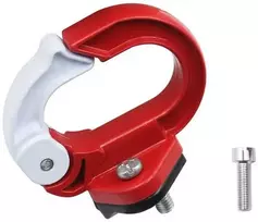 OEM kabliukas dviračio / paspirtuko pirkimui aliumininis FS365-006 raudonas baltas T