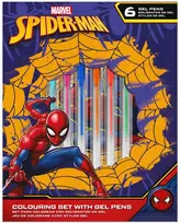 Kids Euroswan Hiszpania Kids Euroswan Rinkinys rašymo rinkinys 6 geliniai rašikliai su Spiderman bloknotu SP50060 Kids Euroswan