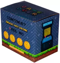 Puckator Game Over Joystick Pixel shaped handle mug