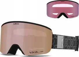 Gogle žieminiai GIRO ELLA Juodas MONGRAM (szyba VIVID ROSE GOLD 00% S3 + VIVID INFRARED 62% S1) (NEW 2024/2025)