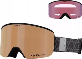 Giro Žiemos akiniai ELLA Juodas MONGRAM (stiklas VIVID COPPER 00% S3 + VIVID INFRARED 62% S1) (NAUJA 2024/2025)