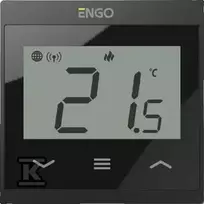 „Carruzzo ENGO Controls E55-B“ – internetas, potinkinis temperatūros reguliatorius 55 colių rėmui, „Wi-Fi“