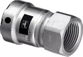 „Viega“ adapteris 1 1/4 x 1 1/4 plieno / cinkuotas vamzdžių jungtis