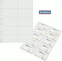 Donau Vizitinių kortelių kišenės Doanu A4/60m krištolo skaidrumo (10) -