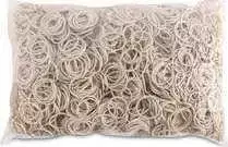 Office Products BIURO PREKIŲ guminės juostos, 140 mm skersmens, 1,5 x 4 mm, 1000 g, pakuotė, baltos