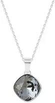 Diamond Sky Jewelry Kaklo papuošalas moterims DiamondSky "Glare II (Sidabrinis Night)" su Swarovski kristalais