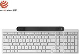 Lenovo 800 Self-Charging Bluetooth Keyboard-US English | Keyboard | Bluetooth | US English | White GY41R69583 | 195892122852