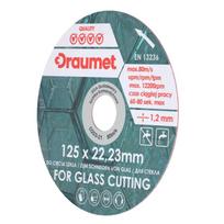 Diskas deimantinis stiklui pjauti 125 × 22,23 × 1,2 mm DRAUMET (D203-21)