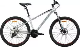 Dviratis AL 27.5" Leon XC 100 DD rėmas-16,5" pilkas su juodu ir raudonu