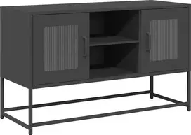 TV staliukas Televizoriaus spintelė, juoda, 100,5x39x60,5cm, plienas